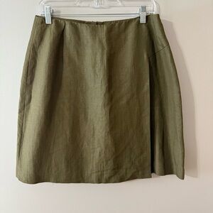 Eddie Bauer olive green  pencil skirt size 14